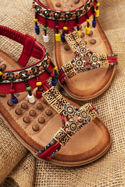 Khayt Princess Anatomical Orthopedic Sole Fashion Stoned Children's Sandals