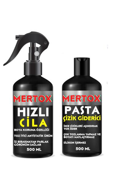 MERTOX Oto Araç Araba Temizlik Bakım Seti Ürünleri - Ince Çizik Giderici Past...