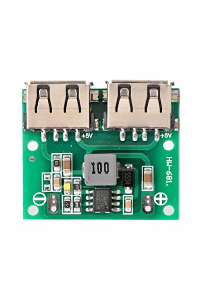 Genel Markalar 6-24v To 5v 3a Dual Usb Çıkış Voltaj Düşürücü Hw-681 2x Usb Çıkış Şarj Taşınabilir Güç Kaynağı