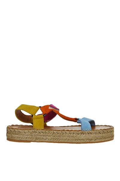 Fabrika Çok Renkli Sandalet