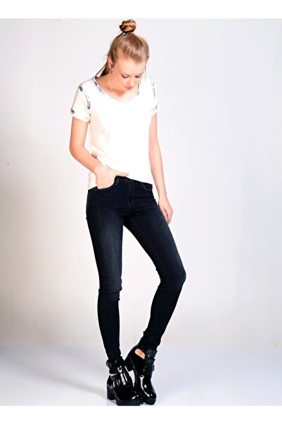 Flying Kadın Siyah Jeans