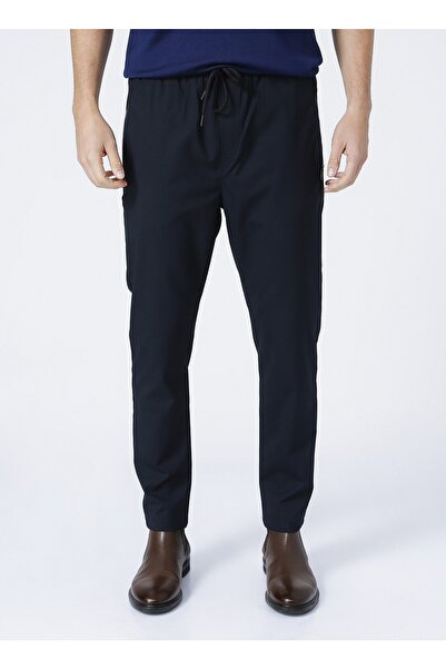 Fabrika Regular Waist Basic Navy Blue Men's Chino Trousers - Bods