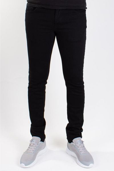 COLT JEANS Ανδρικό τζιν παντελόνι Perm 9133-134 μαύρο με στενό πόδι με χαμηλή μέση