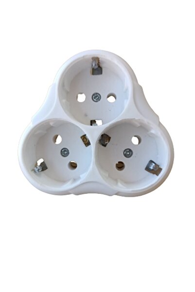 KORÇAM 3'lü (üçlü) Topraklı Papatya Golyat Fiş Priz