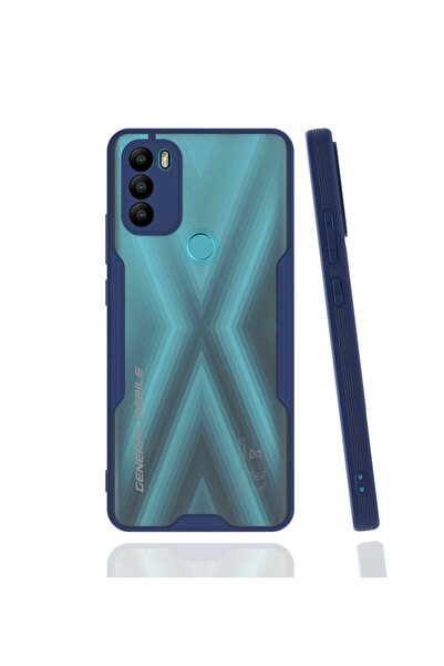 General Mobile Gm 21 Plus Kılıf Kamera Korumalı Mat Renk Silikon Parfe Model