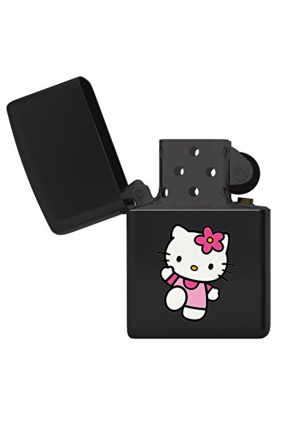 Genel Markalar Hello Kity Baskılı Siyah Çakmak Bll2782
