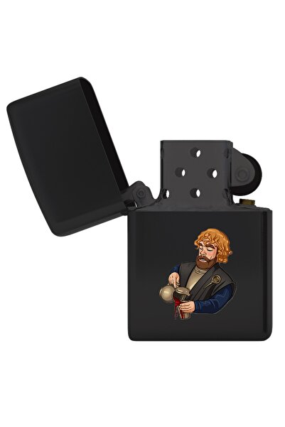 herotasarım Game Of Thrones Baskılı Siyah Çakmak Bll3192