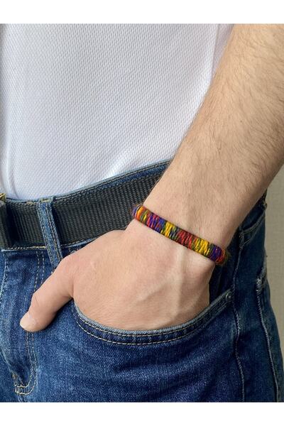 etniko Özel Tasarım El Yapımı Örgü Bileklik