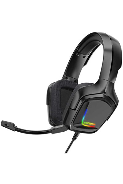 Onikuma K20 Rgb Oyuncu Kulaklığı 3.5mm Işıklı Mikrofonlu Xbox Ps Pc Ios Android