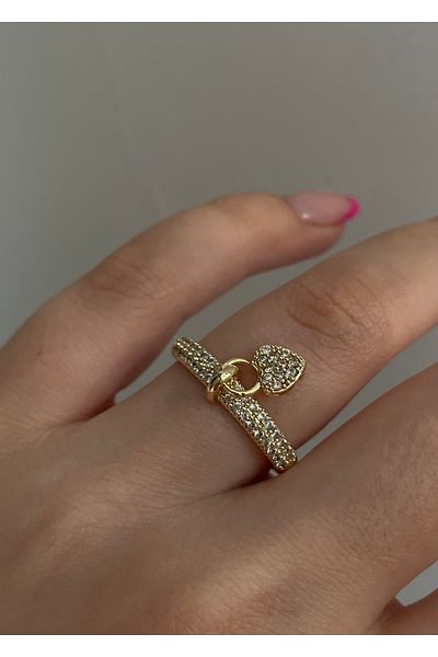 KİLİGİSTANBUL Δαχτυλίδι Dangle Heart