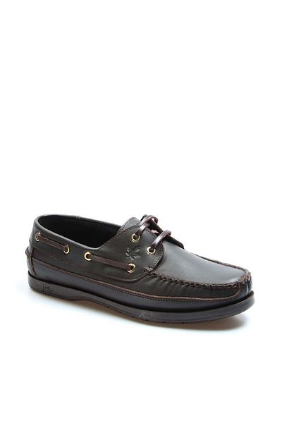 Ayakkabıhane Quality Genuine Leather Brown Men's Loafer Ballerina Shoes Ah07628714124611920