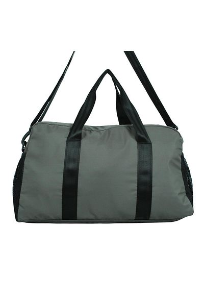 Bagacar 30x50x16 εκ. Γκρι ύφασμα αλεξίπτωτου Αθλητική και τσάντα ταξιδιού παραλίας