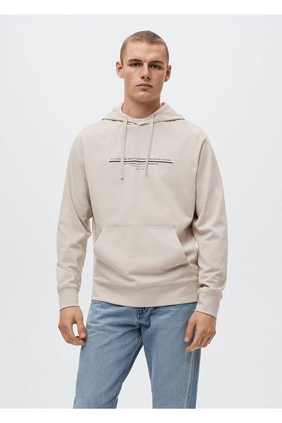 MANGO Man Cotton Message Sweatshirt