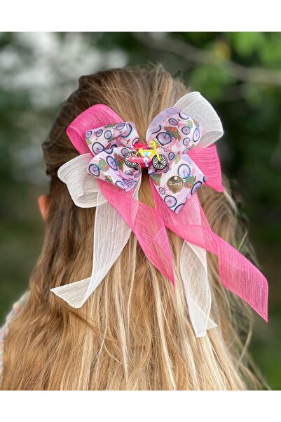 QUEEN AKSESUAR Noul sezon de vară drăguț 3D dimensional bicicletă figurat pliat arc cataramă pentru copii cataramă femei