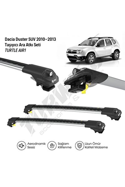 Turtle Can Carry Dacia Duster Suv 2010-2013 Uyumlu Portbagaj Ara Atkı Seti - ...