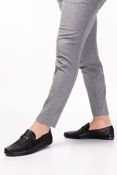 maximoda Мъжки мокасини без връзки от естествена кожа