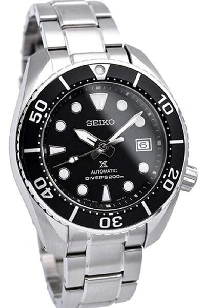 Seiko Prospex 3. Nesil "sumo" Dalgıç 200m Otomatik Siyah Kadran Safir Cam Saat Spb101j1