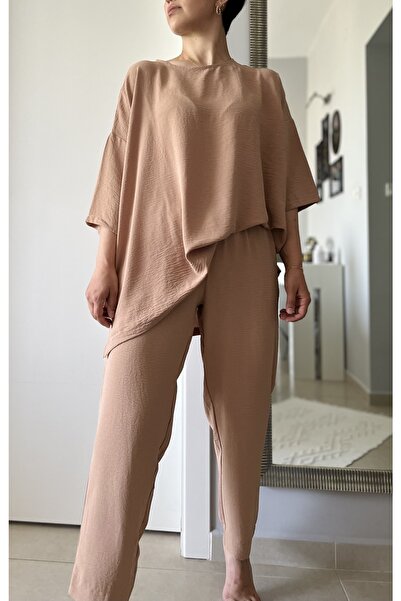 soBasic Biscuit Lenjerie Viscoza Set Dublu Confort