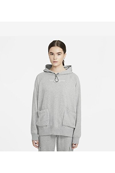Nike Wmns Nsw Swsh Hoodie Ft Cz8896-063 Oversized Fit