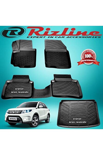 Rizline Suziki Vitara 3d Paspas+bagaj Havuz Siyah 2015-2020 Arası
