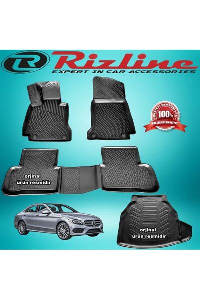 Rizline Mercedes W205 C180 3d Paspas+bagaj Havuzu 2014-2020 Arası