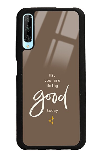 Spoyi Huawei P Smart Pro Good Today Tasarımlı Glossy Telefon Kılıfı