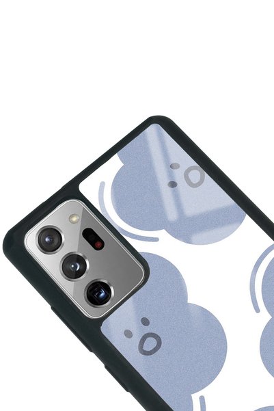 Spoyi Samsung Note 20 Cloud Face Design Glossy Phone Case