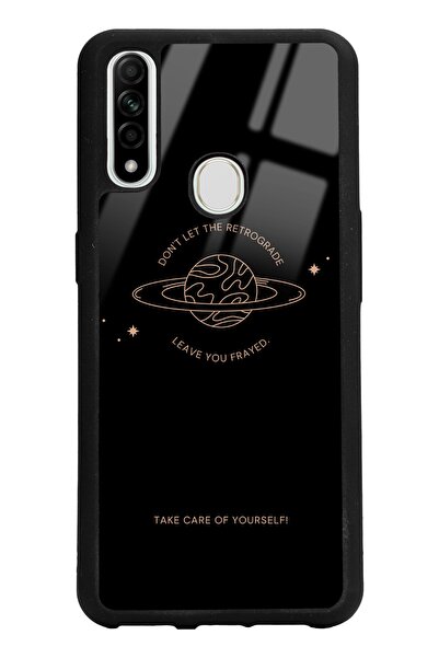 Spoyi Oppo A31 Retrograde Tasarımlı Glossy Telefon Kılıfı