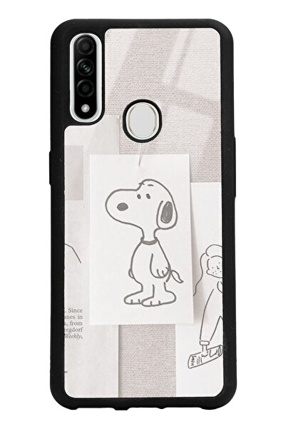 Spoyi Oppo A31 Snoppy Tasarımlı Glossy Telefon Kılıfı