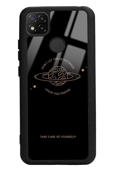 Spoyi حافظة هاتف لامعة بتصميم ريتروجراد لهاتف Xiaomi Redmi 9c