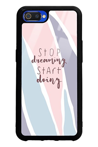 Spoyi Oppo Real Me C2 Start Doing Tasarımlı Glossy Telefon Kılıfı