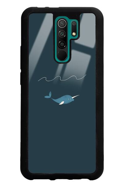 Spoyi حافظة هاتف لامعة بتصميم سمكة دودل لهاتف Xiaomi Redmi 9