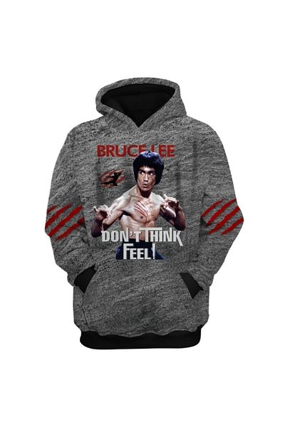 Starter Σχέδιο με κουκούλα Bruce Lee 3D Oversize