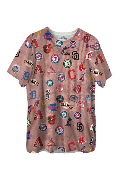 usateamfans Υπερμεγέθη μπλουζάκι Mlb