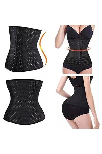 Özasya AVM 3 Stage Unisex Slimming Body Shaping Firming Maternity Waist Corset Black