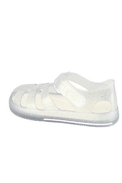 IGOR S10265 Star Glitter 3004 Sandale pentru copii alb argintiu 20 -27