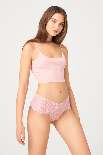Cottonhill Women's Powder Line Ruched Stone Detailed Hipster Panties