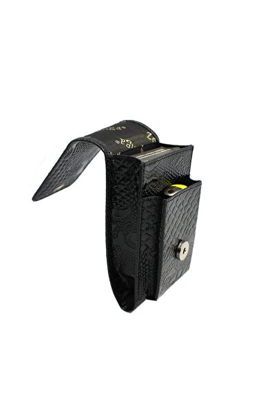 Fiyaka Zenga 903_p 100% Genuine Leather Cigarette Holder Black