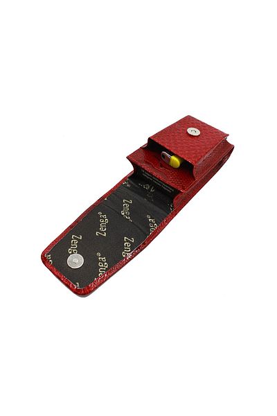 Fiyaka Zenga 903_r 100% Genuine Leather Cigarette Holder Red