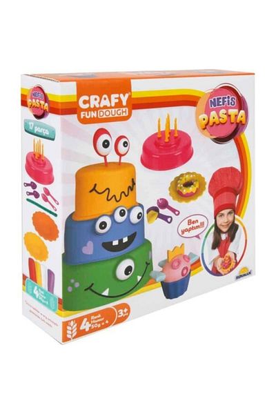 Sunman Toy Sun-sabc-crafy Play Dough Set Exquisite Pastry 4x50gram S00002013