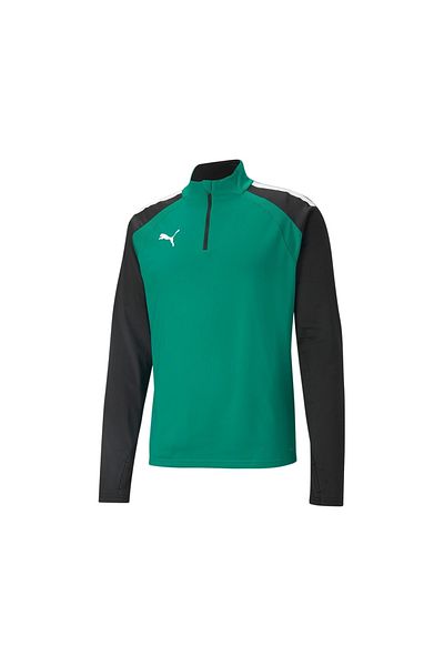 Puma Ανδρικό μπουφάν ποδοσφαίρου Teamliga 1/4 Zip Top 65723605   Πράσινο