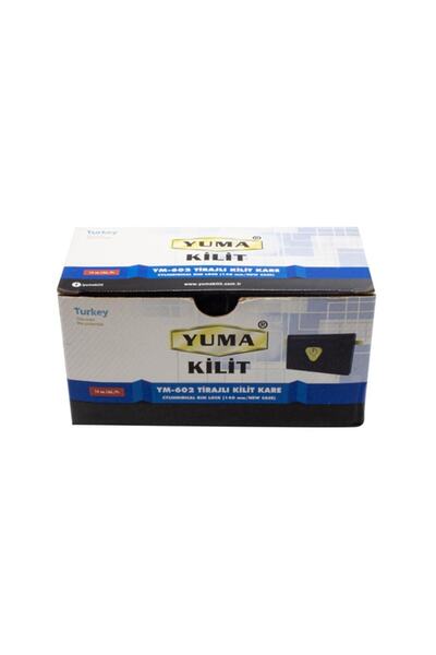 yuma kilit Yuma Trajlı Lock Matte Black Square
