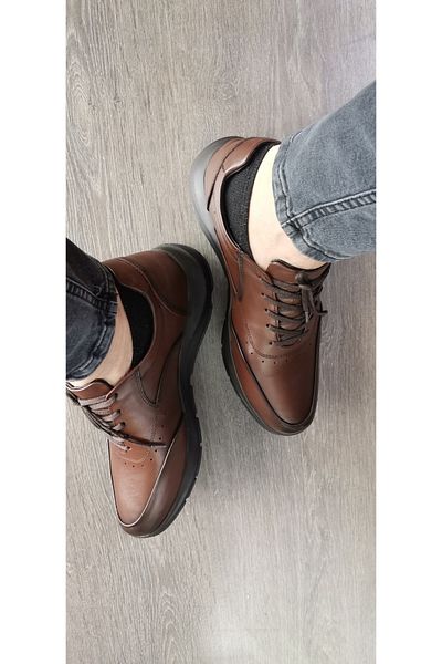 Everest 100% Leather Opropedic Poly Sole Lace Up Classic Men's Shoes