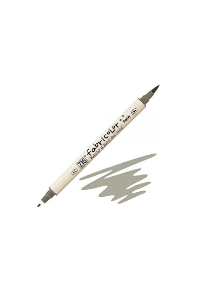 Genel Markalar Fabricolor Twin Çift Uçlu Kumaş Tekstil Boyama Kalemi Green Grey