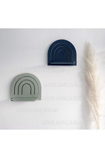 HAYALHANE AHŞAP Gökkuşağı Mini Raf / 1 Adet