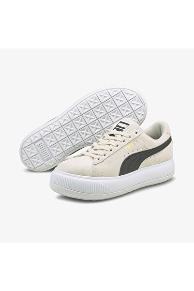 Puma Suede Mayu Kadın Platform Krem Spor Ayakkabı