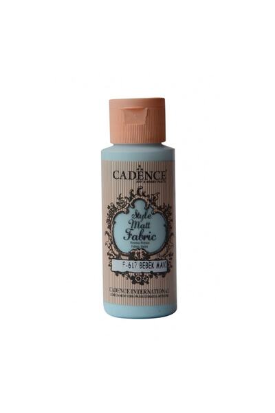 Cadence Sytle Matt Kumaş Boyası 59ml F-617 Bebek Mavi