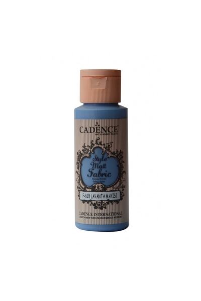 Cadence Sytle Matt Kumaş Boyası 59ml F-618 Lavanta Mavi