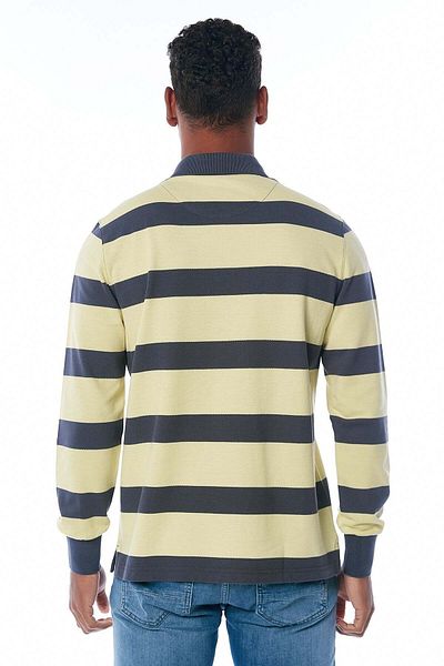 Galvanni Sorıano Men's Yellow Polo Sweatshirt
