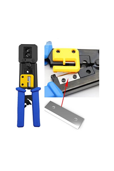 WOZLO Yeni Nesil Rj45 Ez Konnektör Sıkma Pensesi Bıçağı